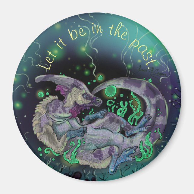 Íman Duckbill Dinosaur Art (Frente)