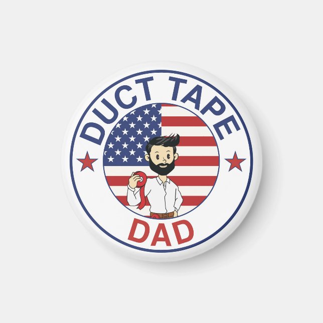 Íman Duct Tape Dad - Magnet (Frente)