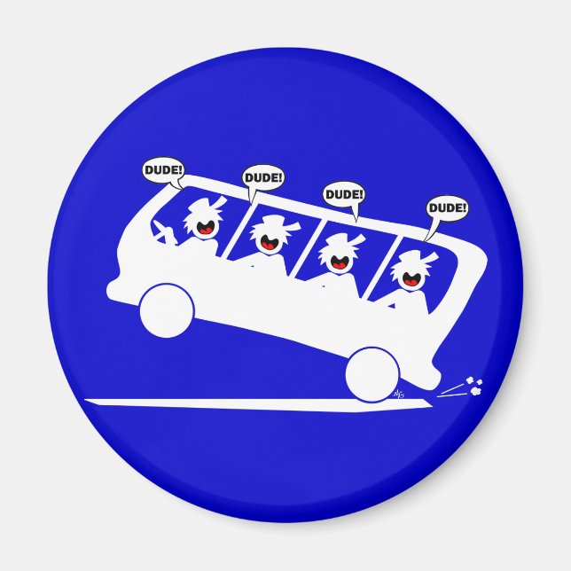 Íman DUDES em trânsito-1 (Frente)