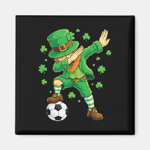 Íman Duende Dabbing Engraçado Rapaz Irlandês Dia de São