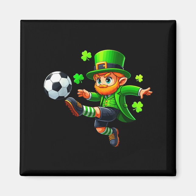 Íman Duende engraçado Futebol Irlandês St Patricks Home (Frente)