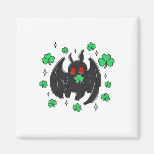 Íman Duende Irlandês Mothman Trevo Kawaii St Patric
