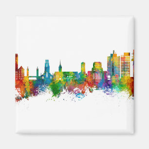 Íman Duisburg Alemanha Skyline
