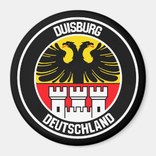 Íman Duisburg Round Emblem