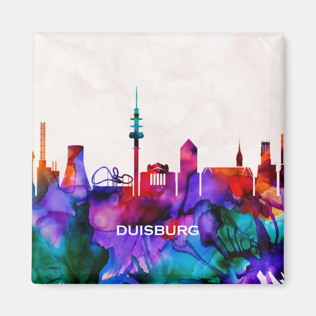Íman Duisburg Skyline (Frente)
