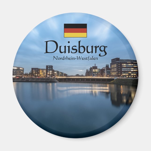 Íman Duisburg Souvenir (Frente)