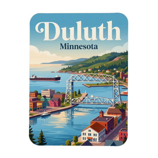 Íman Duluth Minnesota (Vertical)
