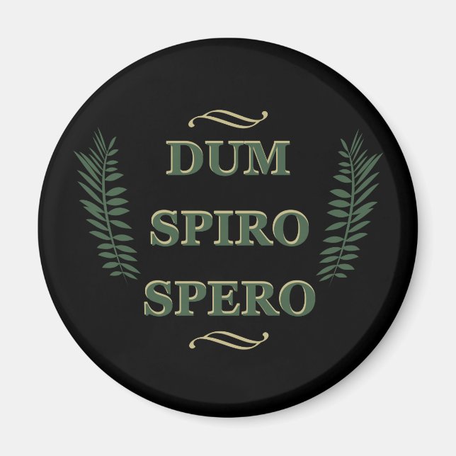 Íman Dum spiro spero (Frente)