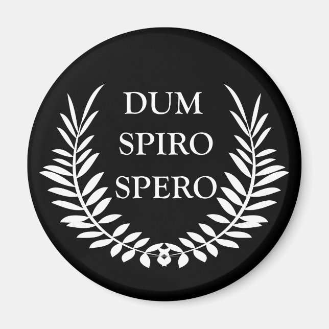 Íman Dum spiro spero (Frente)