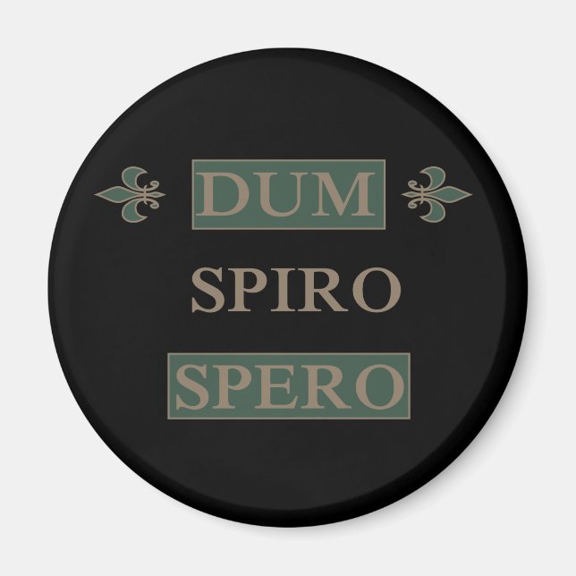 Íman Dum spiro spero (Frente)