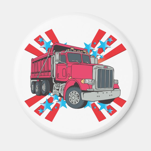 Íman Dump Truck Stars (Frente)