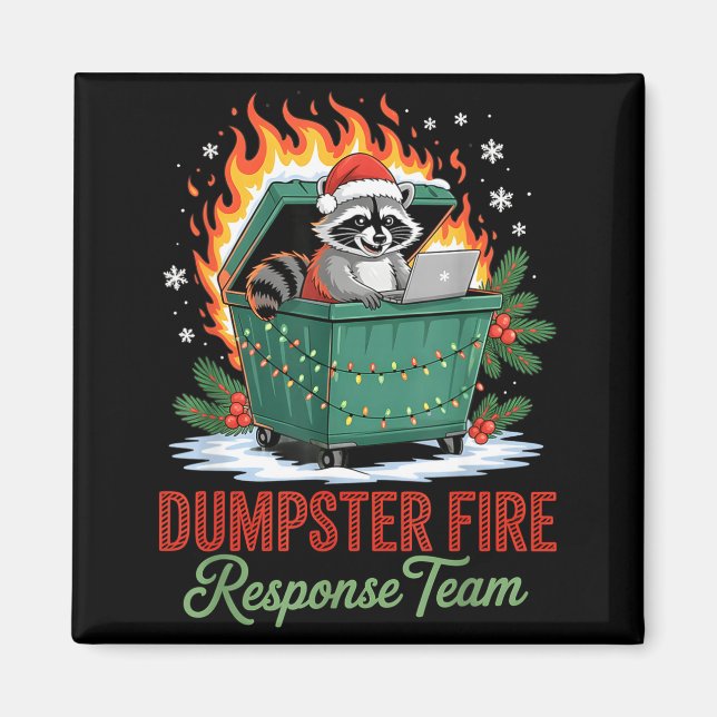 Íman Dumpster Fire Resnse Team Leader Christmas  (Frente)