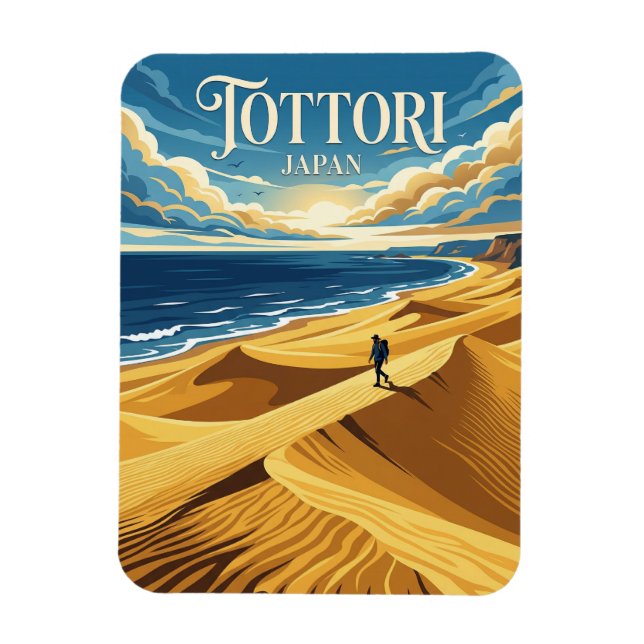 Íman Dunas de Areia de Tottori Japão (Vertical)