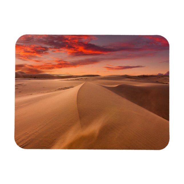 Íman Dunas de areia no deserto ao pôr do sol (Horizontal)