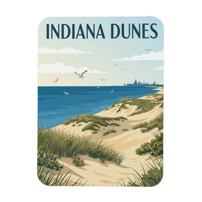 Íman Dunas de Indiana (Vertical)