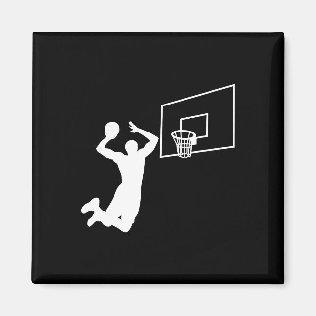 Íman Dunk Bysketbyll Player Slam Dunk Byller Bysketbyll (Frente)