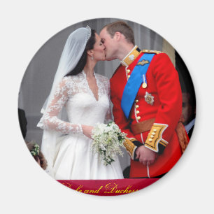 Íman Duque e duquesa do casamento real de Cambridge