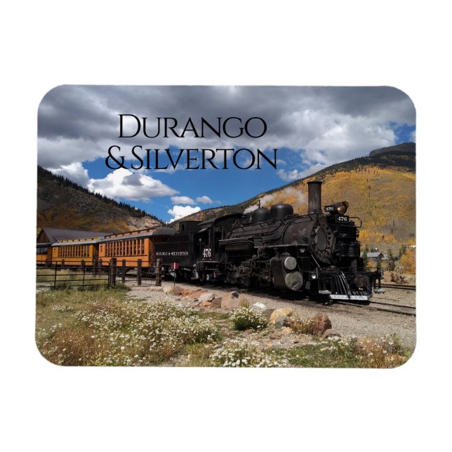 Íman Durango & Silverton Narrow Gage Railroad Magnet (Horizontal)
