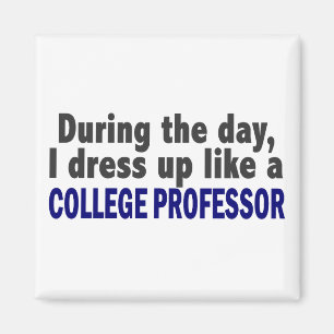 Íman Durante o dia eu visto-me acima como um professor