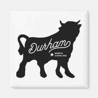 Íman Durham NC Bull Square Magnet
