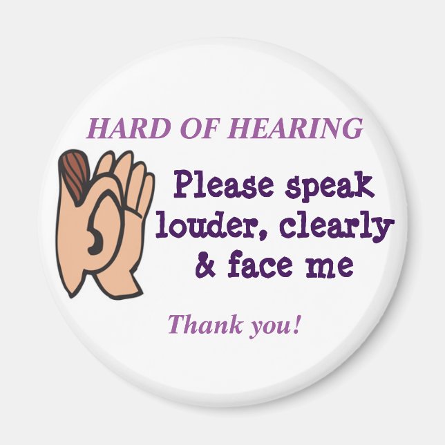 Íman Duro de magnetos auditivos (Frente)