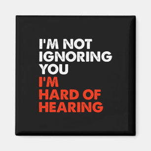 Íman Duro De Ouvir Diversão De Sinal ASL Língua Surda A