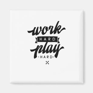 Íman Duro de Trabalho Reproduzir Quotas Inspiracionais