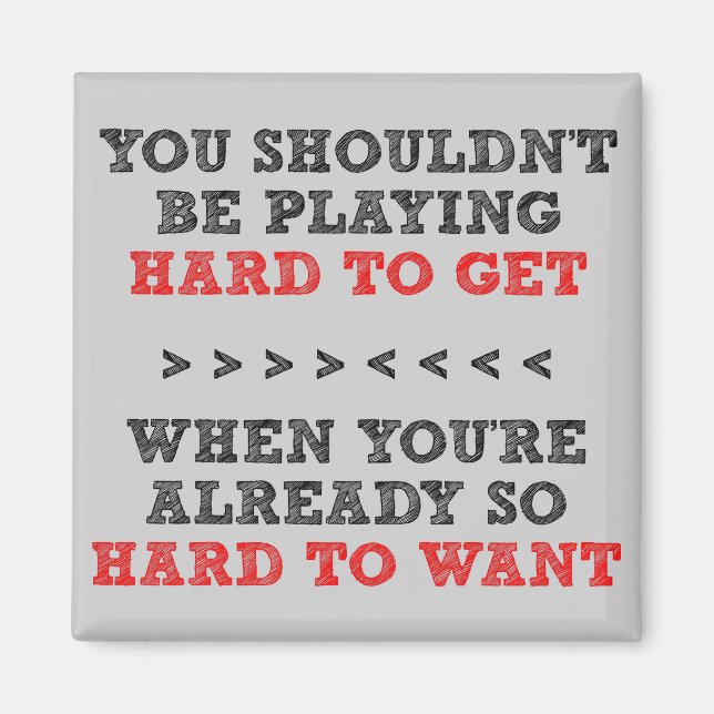 Íman Duro Para Obter Imã de geladeira Engraçada (Frente)