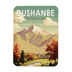 Íman Dushanbe Tajiquistão Viagem Art Vintage
