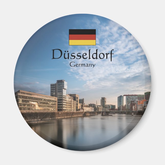 Íman Dusseldorf Alemanha Magnet (Frente)