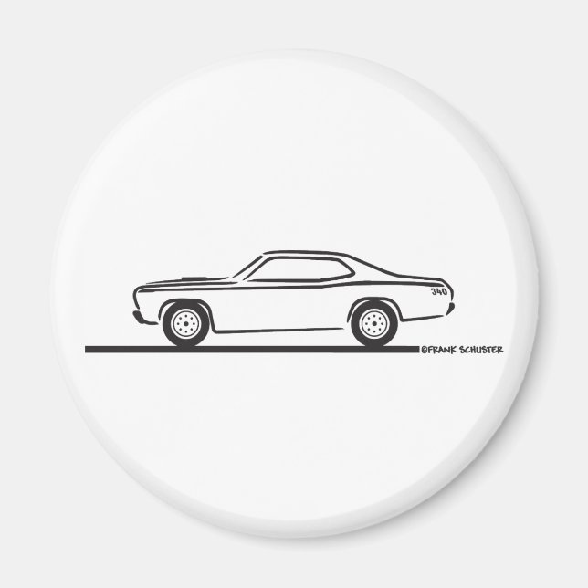 Íman Duster de Plymouth 1971 (Frente)