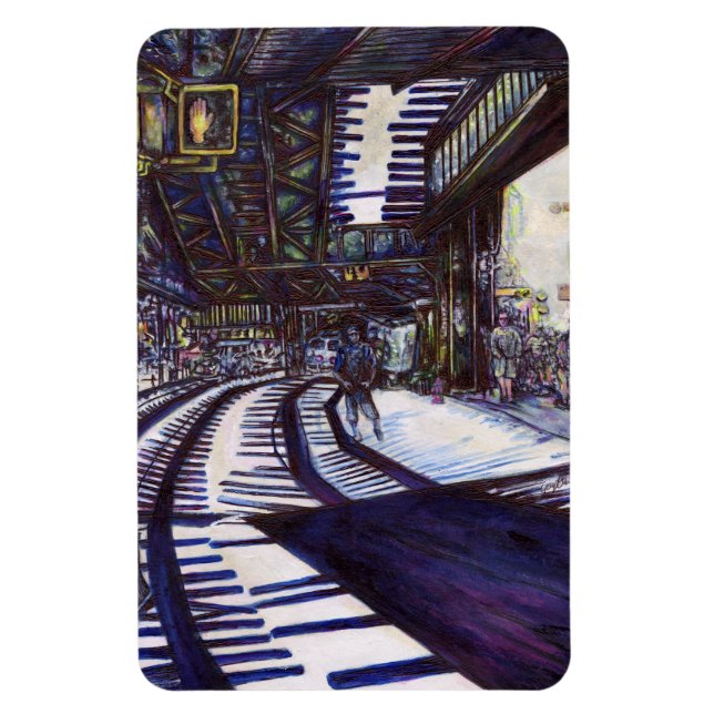 Íman Dusting the Piano (Vertical)