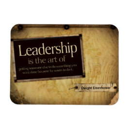 Íman Dwight Eisenhower, citação inspiracional "Lideranç