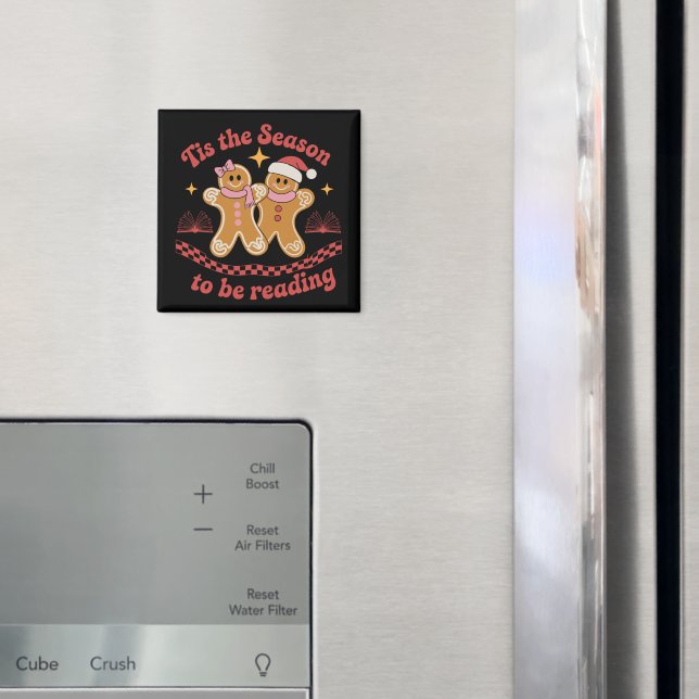 Íman É a Época de Estar Lendo Natal Escola  (In Situ (Fridge))