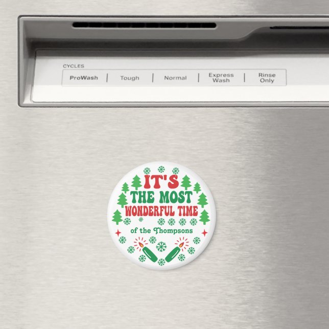 Íman É a Época Mais Maravilhosa do Ano Personalizada de (In Situ (Dishwasher))