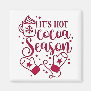 Íman É a estação de chocolate quente Natal Cacoa