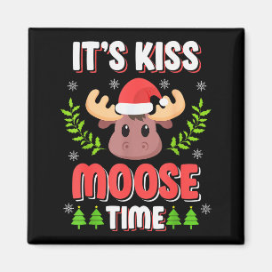 Íman É a Hora do Kiss Moose Brincando com Palavras para
