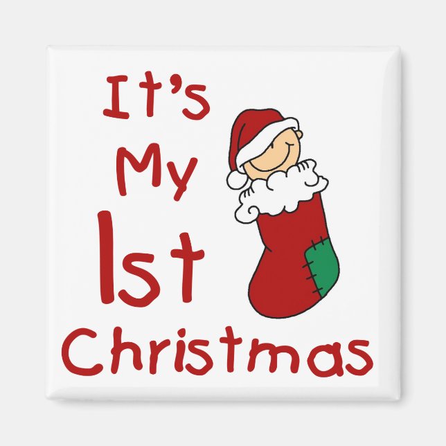 Íman É a minha camiseta de Natal de 1rua e presentes (Frente)