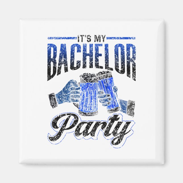 Íman É a minha equipe 2 do noivo do Bachelor Party (Frente)