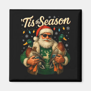Íman É a Temporada Design de Natal Pato Santa Legal