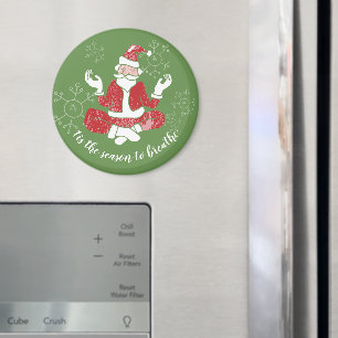 Íman É a Temporada para Respirar Yoga Papai Noel