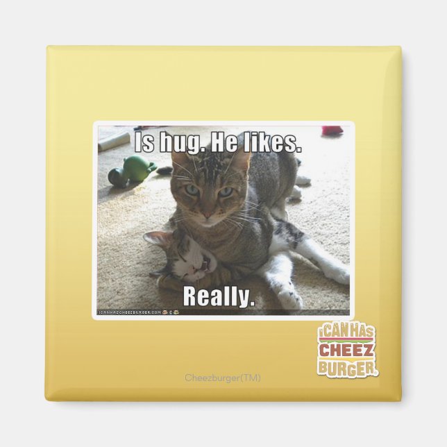 Íman É abraço. Ele gosta. (Frente)