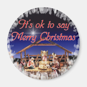 Íman É APROVADO dizer o ímã do FELIZ NATAL