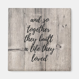 Íman E assim, juntos, eles construíram um ímã para a vi