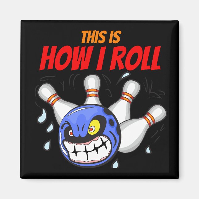 Íman É assim que eu giro, Boliches zangadas, preto (Frente)