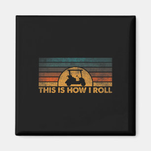 Íman É Assim Que Eu Rolo Carrinho de Golfe Vintage