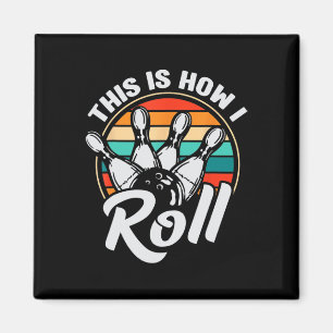 Íman É Assim Que Eu Rolo Retro Boliche Anos 60 70 Bolic