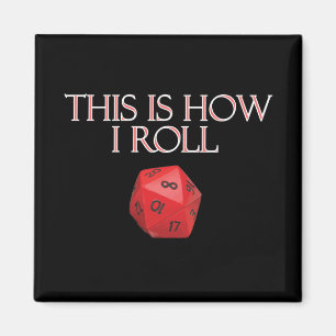 Íman É Assim Que Eu Rolo Um Engraçado Dice RPG