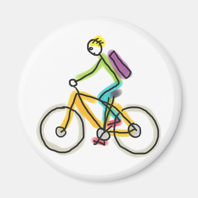Íman E-Bike Stickman (Frente)