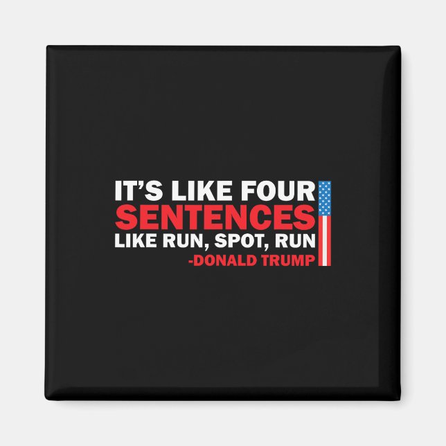 Íman É Como Quatro Sentenças, Como Correr O Trump (Frente)